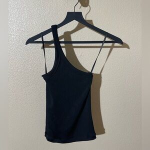 Anine Bing Black Asymmetrical Camisole